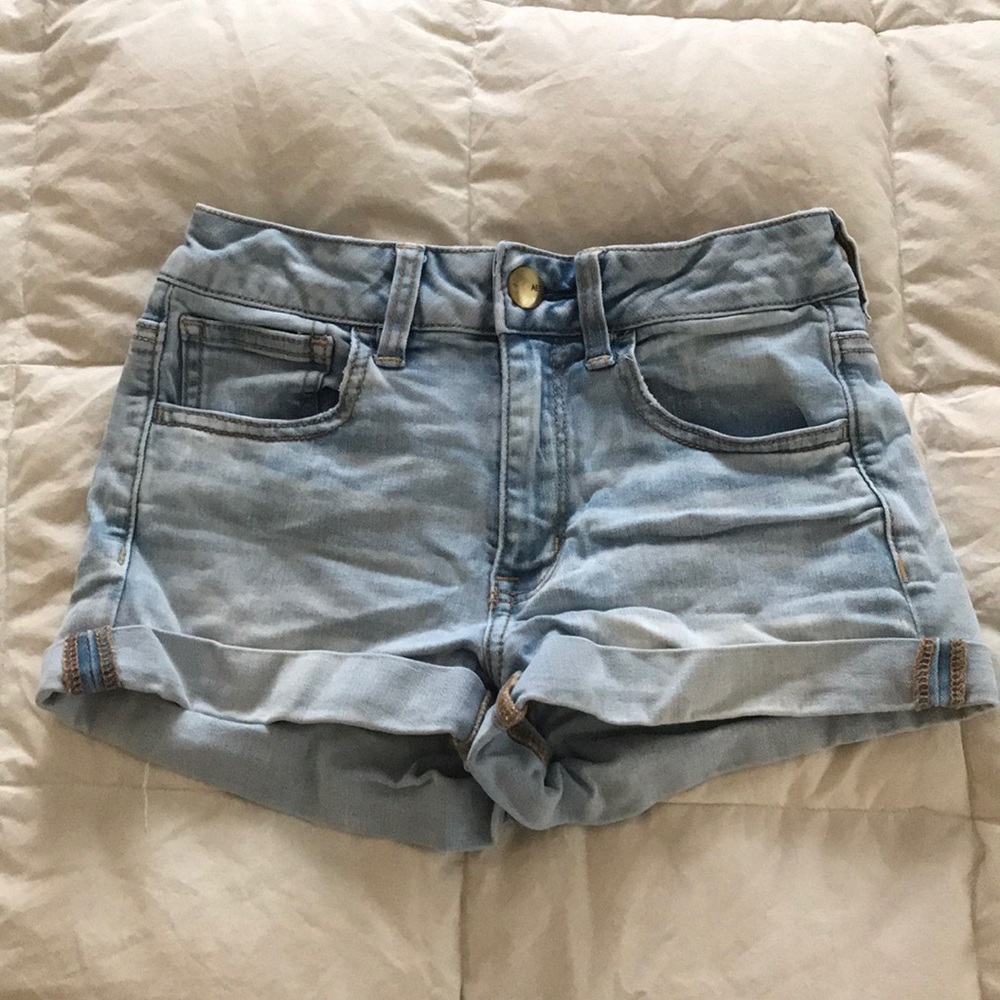 ⚡️AMERICAN EAGLE | Classic Light Wash Jean Shorts